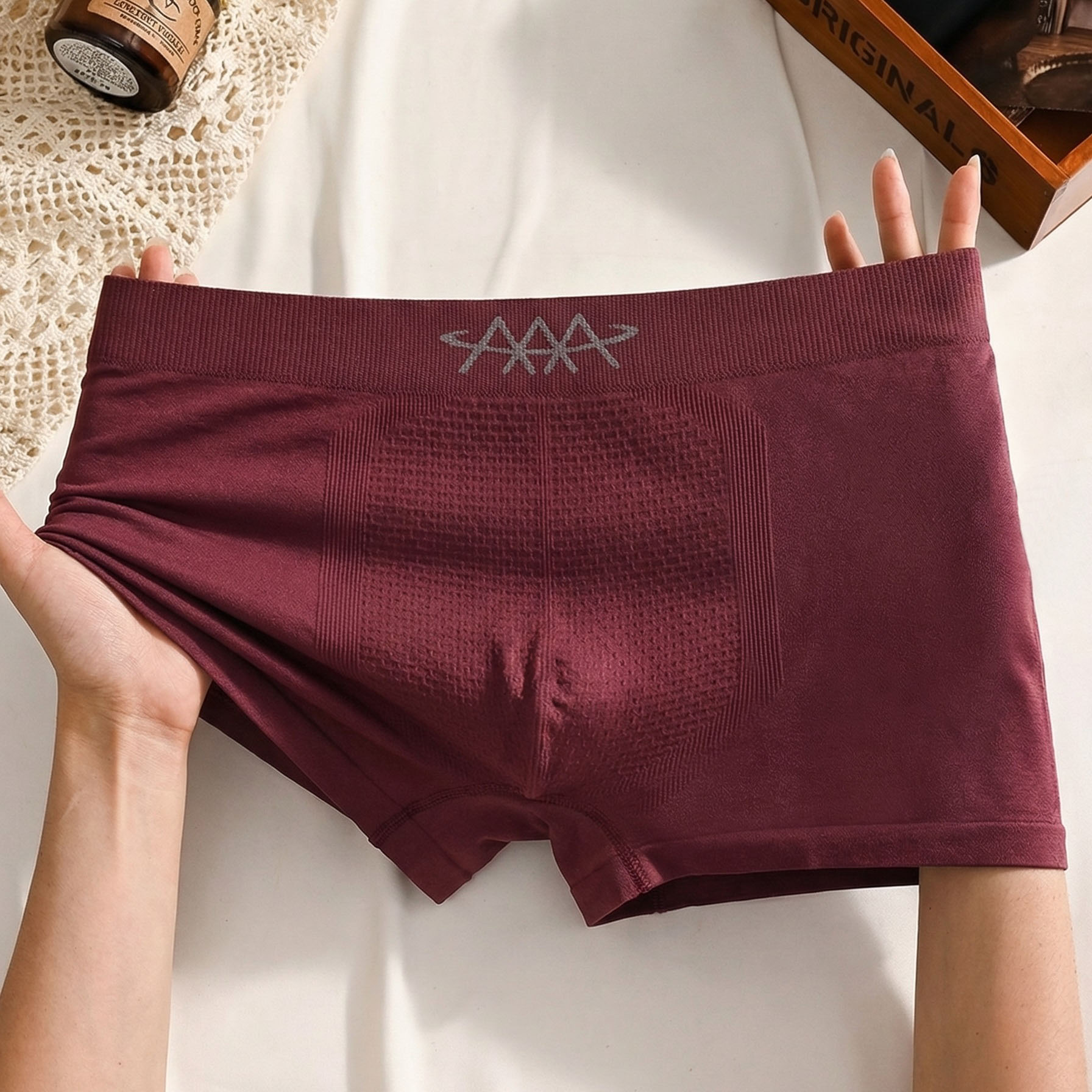 Boxer Shorts Modal - قطعة واحدة من الملابس الداخلية المرنة